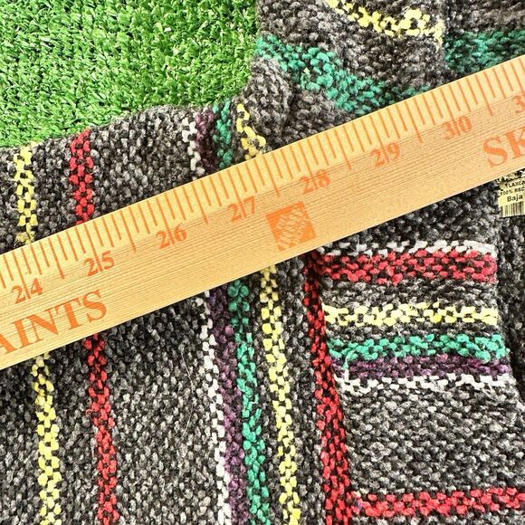 Frank’s Textiles Baja Unisex Made In Mexico Hoodie Pullover Multicolored Large - Picture 10 of 15